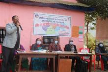 पूर्वखोला गाउँपालिकाको परिसरमा  सार्वजनिक सुनुवाई कार्यक्रम