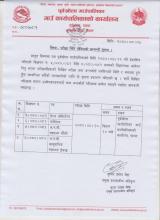 परिक्षा मिति तोकिएको सम्बन्धमा !!