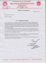 LETTER OF ACCEPTANCE.