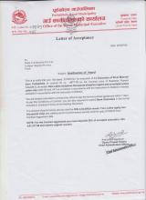 Letter Of Acceptance