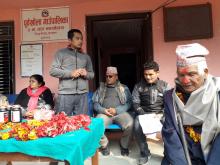 जेष्ठ नागरिक सम्मान कार्यक्रम सम्पन्न