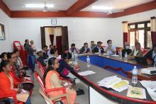 शिक्षक/शिक्षिका र स्वास्थ्य स्वयं सेविकाहरुको लागि प्राथमिक आँखा स्वास्थ्य शिक्षा सम्बन्धी एक दिने तालिम सम्पन्न 