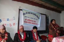 गाँउपालिका उपाध्यक्ष्य श्री भागीरथी शर्मा भट्टराई र प्रमुख प्रशासकीय अधिकृत श्री भेषराज पन्थ  तथा सह-लेखापाल श्री केशवराज अर्याल शहिद श्री लखनथापा प्राथमिक विद्यालयको २३ औ वार्षिकोत्सवमा सहभागी हुदै  