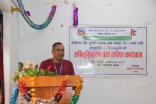 आज मिति २०७९/०१/०९ गते शुक्रबारको दिन  यस पूर्वखोला गाउँपालिकाको सभा हलमा पूर्वखोला गाउँपालिका स्वास्थ्य शाखाको आयोजनामा  ३ दिन सम्म चल्ने SMNH ROAD MAP 2030 गर्भावस्था देखि सुत्केरी अवस्था सम्म सेवाको निरन्तरताको लागि जनप्रतिनिधि र स्वास्थ्य कर्मीहरुको लागि अभिमुखीकरण कार्यक्रमको शुभारम्भ भएको छ |