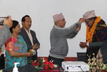 आज मिति २०७८/१२/०४ गते यस पूर्वखोला गाउँपालिकाका प्रमुख प्रशासकीय अधिकृत श्री ज्ञानु प्रसाद पनेरु उपसचिव पदमा बढुवा भई यस कार्यालयबाट बिदाई भई जानुभएकोमा हार्दिक बाधाई तथा शुभकमाना |