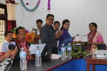   आज मिति २०७९/०२/०५ गतेका दिन पूर्वखोला गाउँपालिकाका नव निर्वाचित जनप्रतिनिधिहरुलाई बधाई ज्ञापन तथा प्रमाण पत्र वितरण कार्यक्रम सम्पन्न भएको छ |