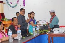   आज मिति २०७९/०२/०५ गतेका दिन पूर्वखोला गाउँपालिकाका नव निर्वाचित जनप्रतिनिधिहरुलाई बधाई ज्ञापन तथा प्रमाण पत्र वितरण कार्यक्रम सम्पन्न भएको छ |