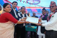 पूर्वखोला गाउँपालिका वडा नं. ३ मा रहेको रिंगनेरह स्वास्थ्य चौकीको नयाँ भवन उद्घाटन तथा पूर्ण संस्थागत सुत्केरी वडा घोषणा समारोहको उद्घाटन
