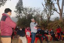 पूर्वखोला गाउँपालिकाको परिसरमा  सार्वजनिक सुनुवाई कार्यक्रम