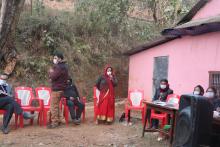 पूर्वखोला गाउँपालिकाको परिसरमा  सार्वजनिक सुनुवाई कार्यक्रम