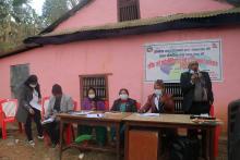 पूर्वखोला गाउँपालिकाको परिसरमा  सार्वजनिक सुनुवाई कार्यक्रम