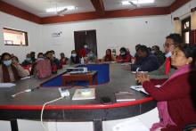 आज मिति २०७८/०८/२८ गते मङ्गलबारको दिन यस पूर्वखोला गाउँपालिकाको सभा हलमा २०७८ मंसिर २८ गते देखि पौष ६ गते सम्म चल्ने    'दिगो विकासका लागि उन्नत सम्बन्ध' भन्दै मेलमिलाप सम्बन्धी आधारभूत तालिम पूर्वखोला गाउँपालिकाको आयोजनामा प्राकृतिक श्रोत द्वन्द रुपान्तरण केन्द्र, नेपालको सहजिकरणमा  शुभारम्भ भएको छ |