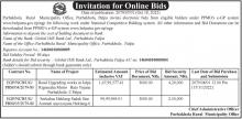 Invitation For Online Bids